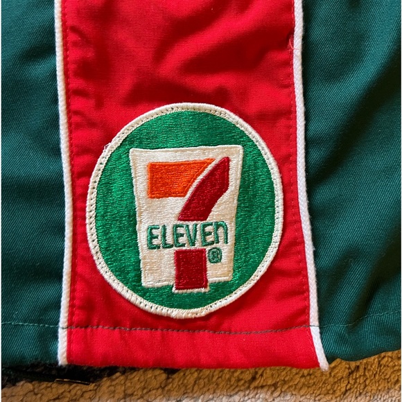 RARE Vintage 70s 80s 7 Eleven 11 Store Employee Crew Uniform Jacket Green - Picture 13 of 15